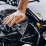 LAVADO DE CAMIONETA CON MOTOR